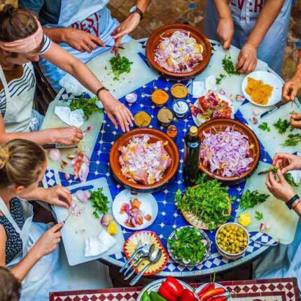 Activité Cours de cuisine marocaine d'une demi-journée à Marrakech