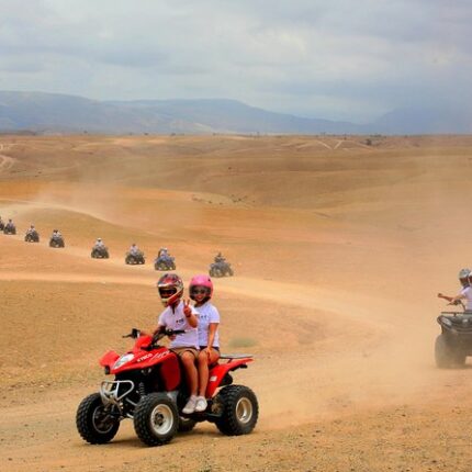 Aventure en quad dans le désert d'Agafay et le lac Takerkoust à Marrakech